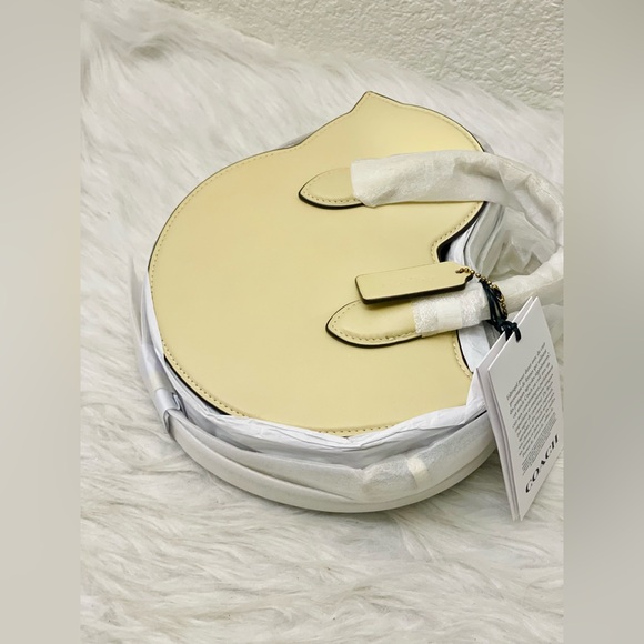 Coach Glovetanned Leather Top Handle Crossbody Bag Chick Chicken CAM58 Moonlight - Picture 10 of 16